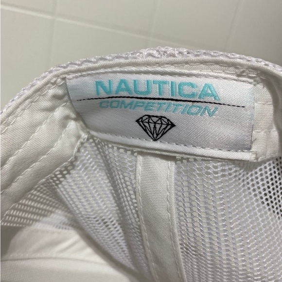 Pre-Owned DIAMOND X NAUTICA COMPETITION TRUCKER HAT - WHITE - Picture 6 of 8
